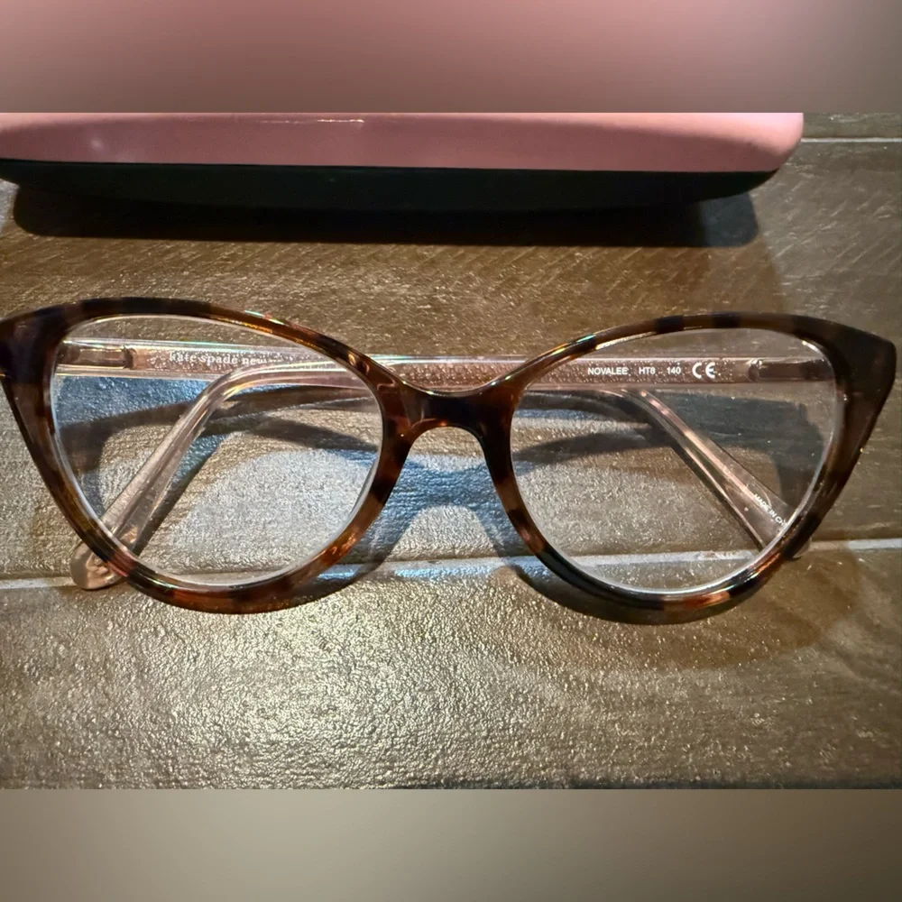 Kate Spade Novalee Tortoiseshell Cat-Eye Eyeglass Frames